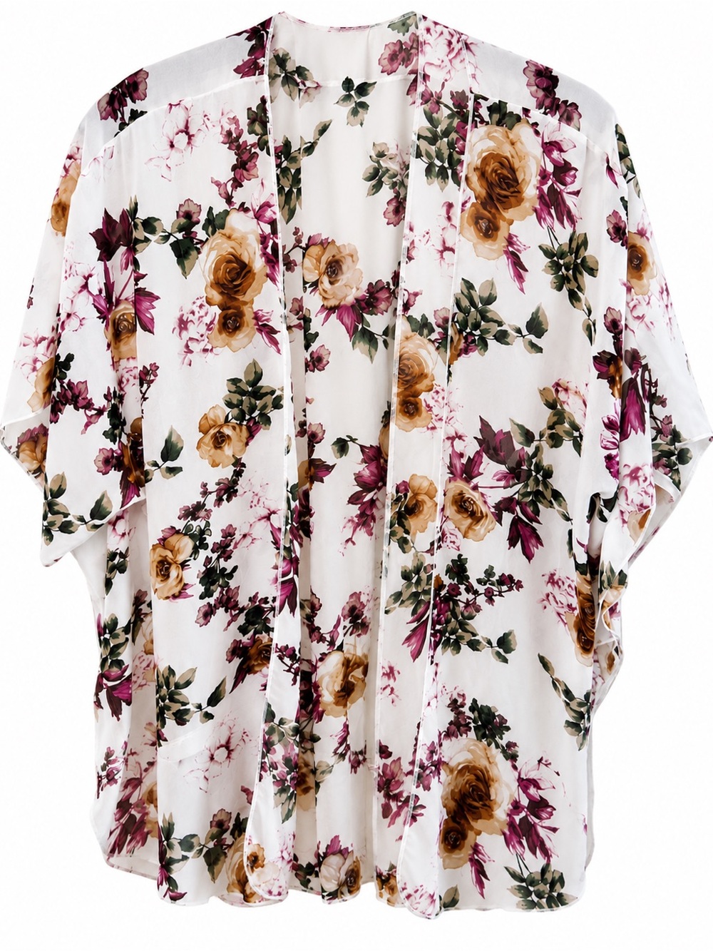 Emory Park Women's Multicolor Open Front Cardigan Lightweight Sweater